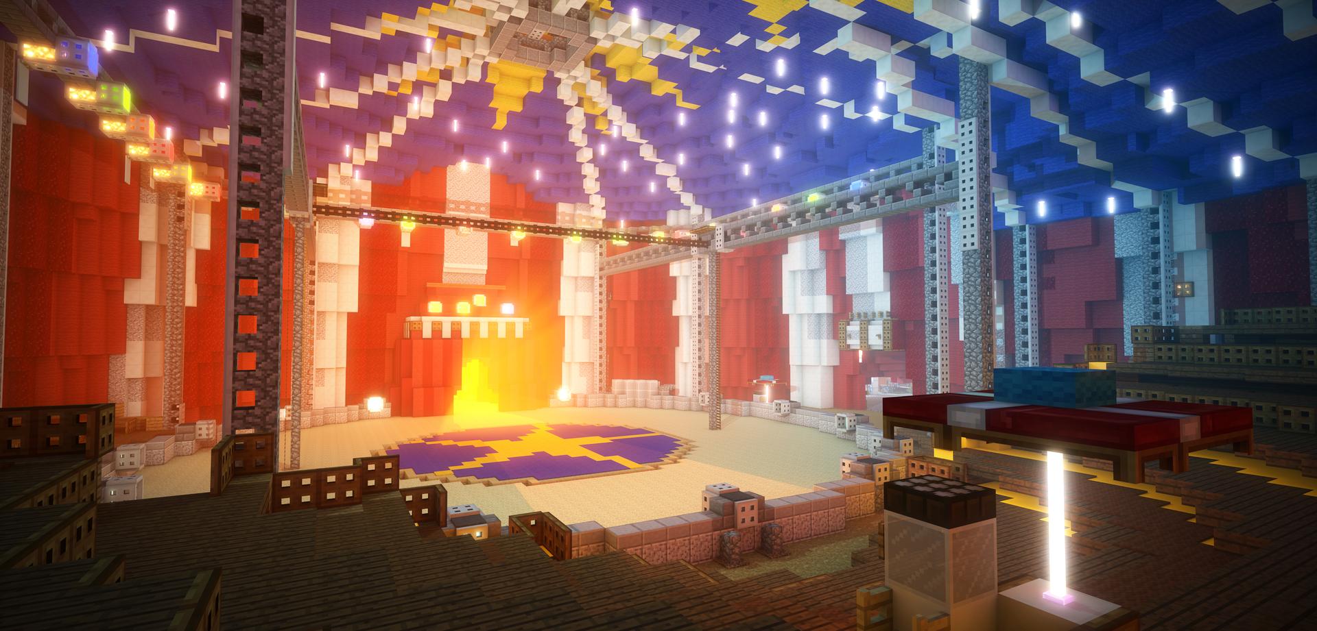 Minecraft Circus Animals Tent Interior