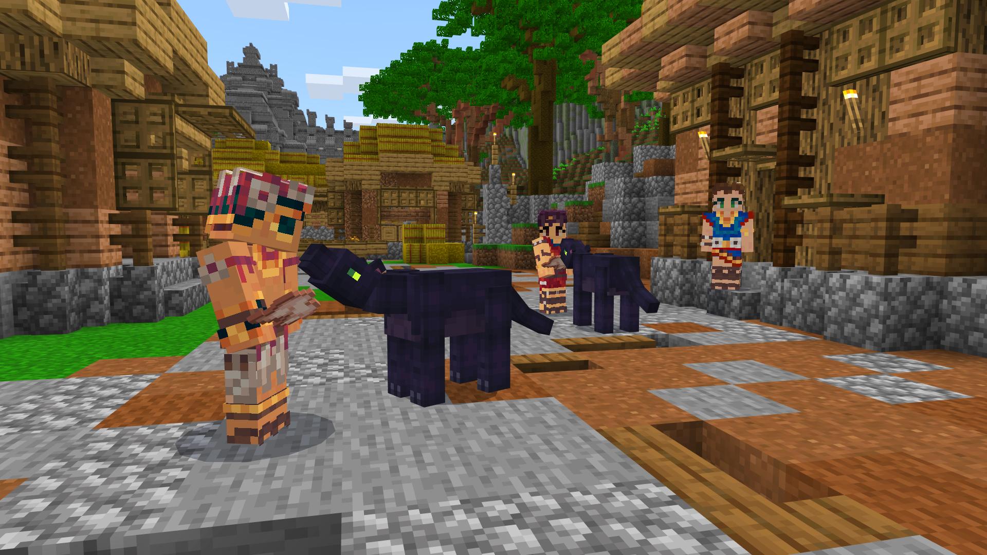 Minecraft Jungle Animals Black Panther Screenshot