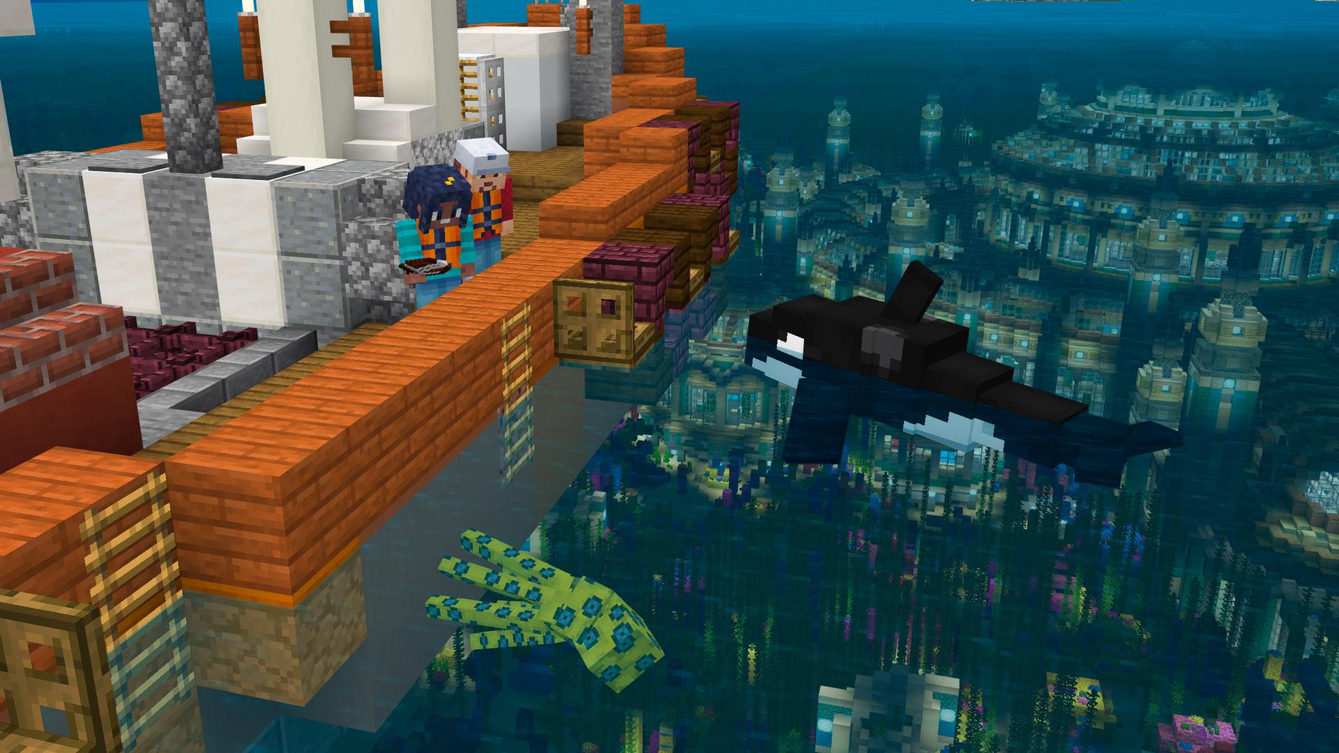 Minecraft Ocean Animals Screenshot Four