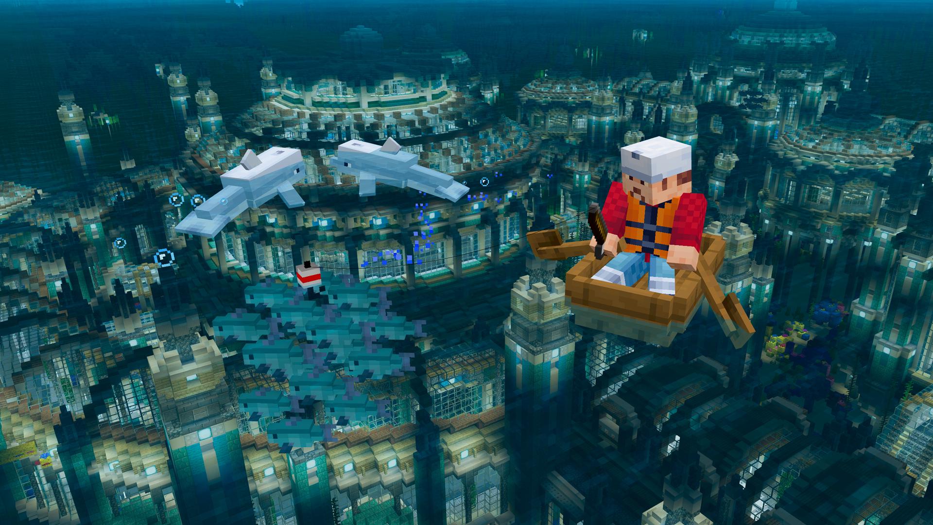 Minecraft Ocean Animals Screenshot One