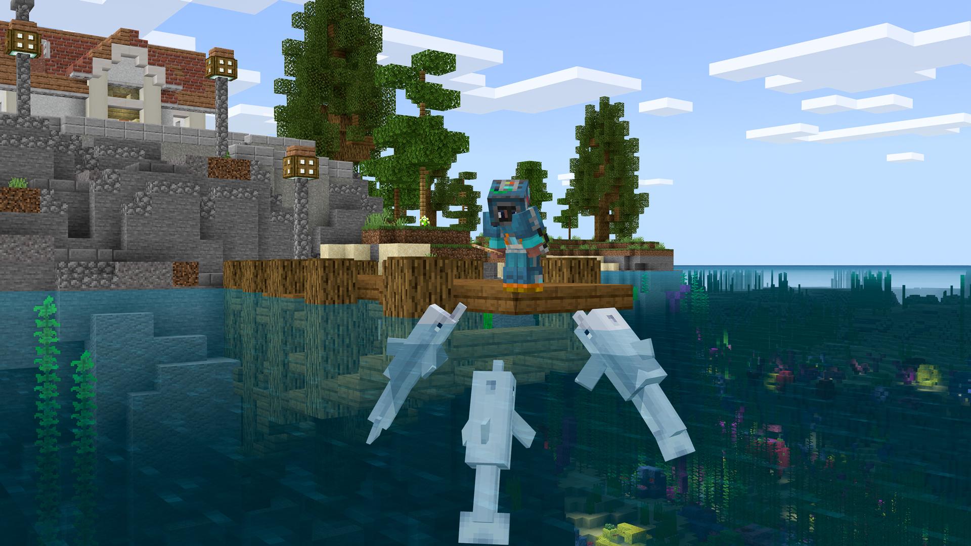 Minecraft Ocean Animals Screenshot Three