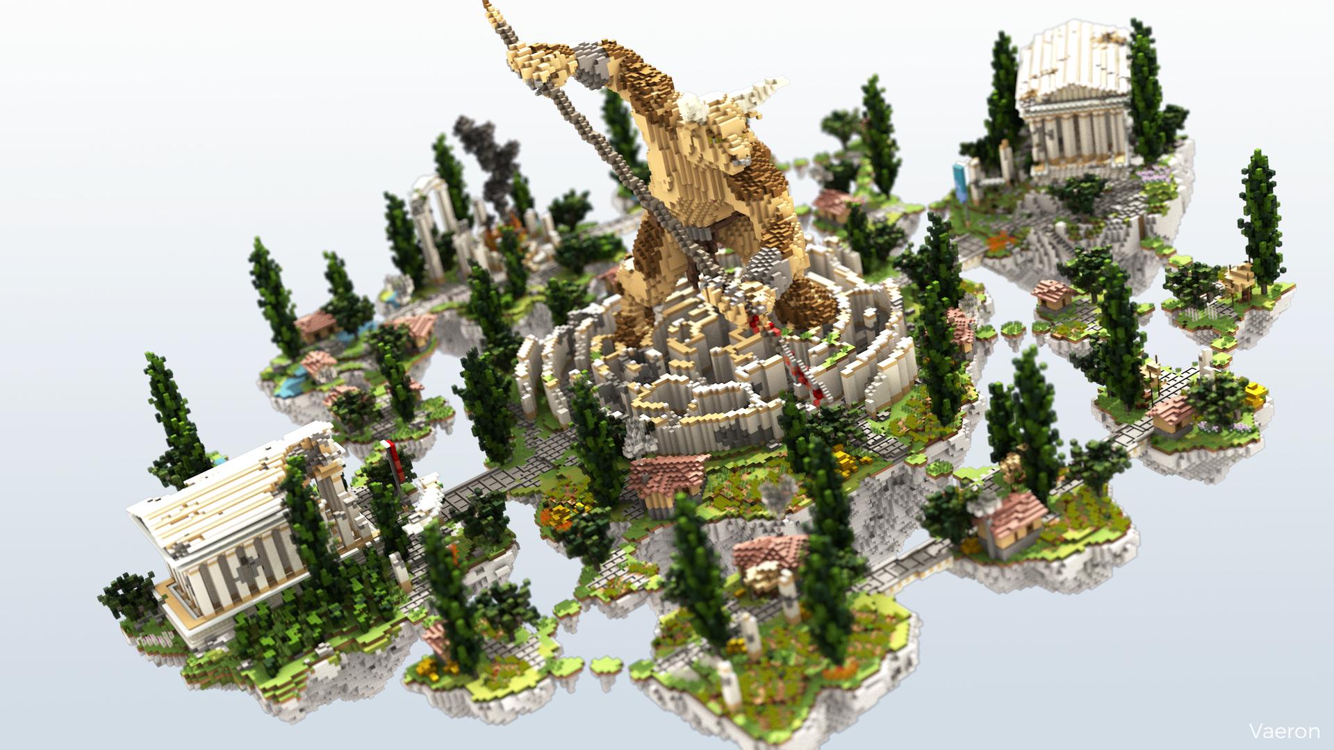 Minecraft Clan Wars Ancient Greek Minotaur