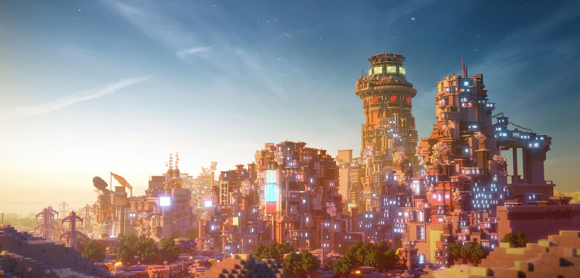 Minecraft Corte Madera Front