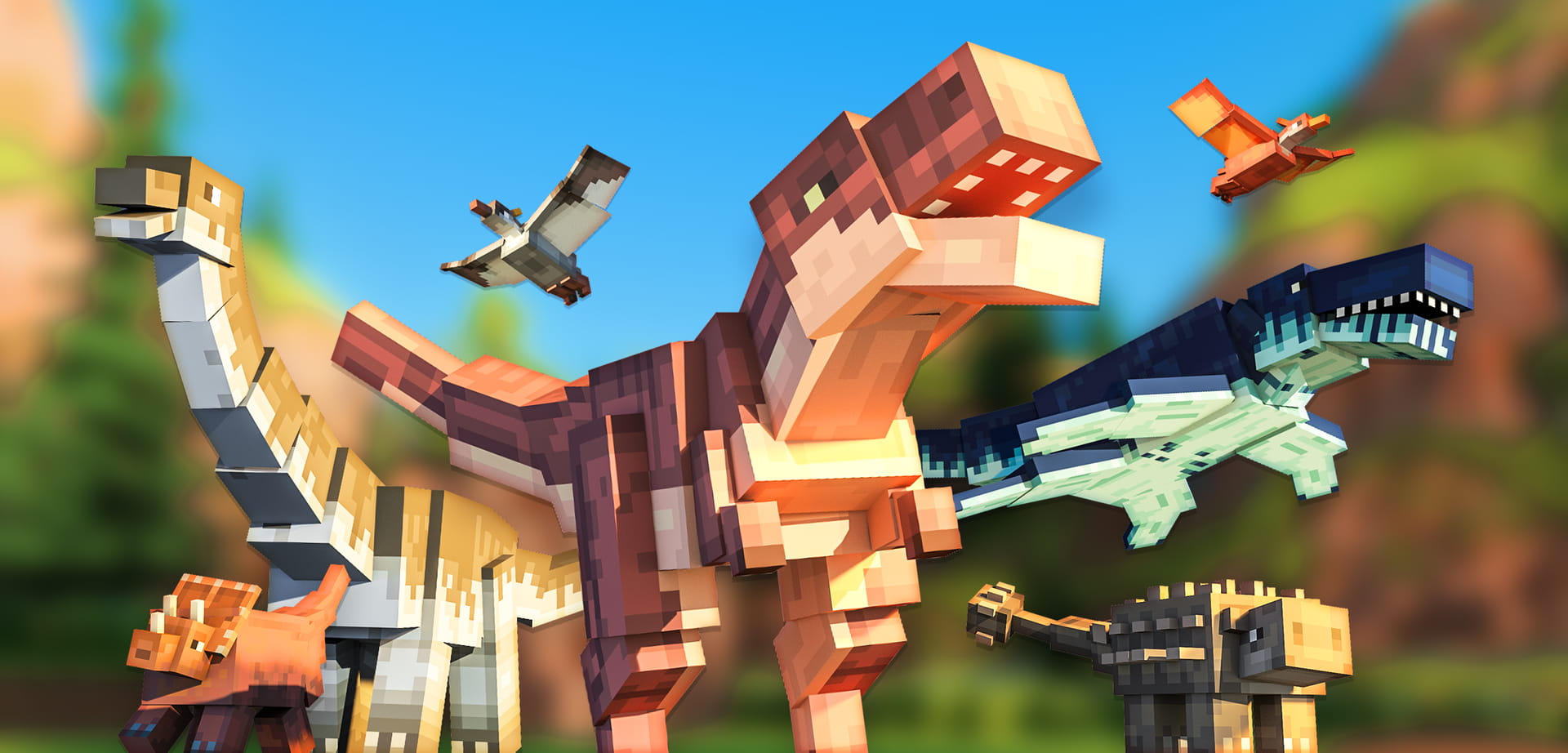 Minecraft Dinos Render Main Image