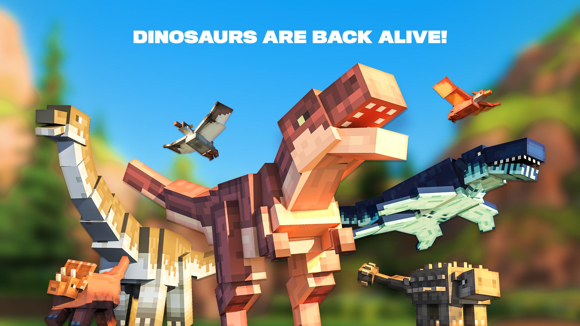Minecraft Dinos Render Thumbnail