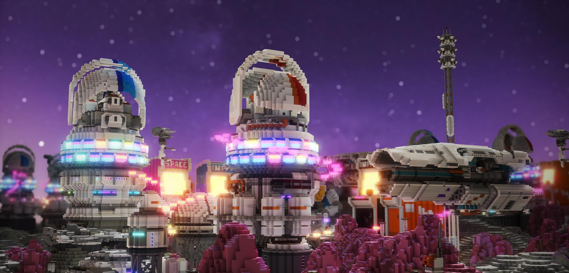 Minecraft Inpvp Hub Purple