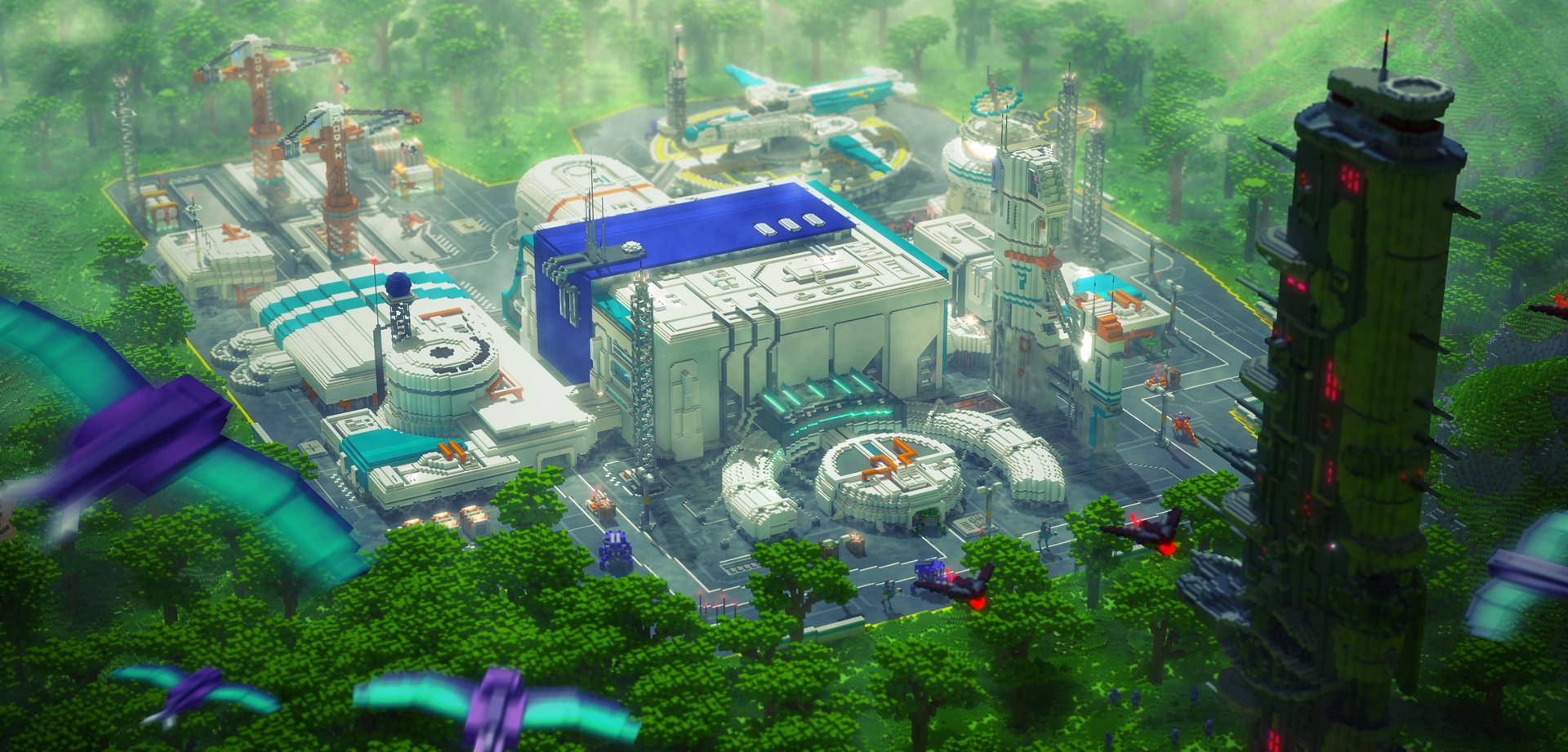 Minecraft Mech Suits Jungle Planet