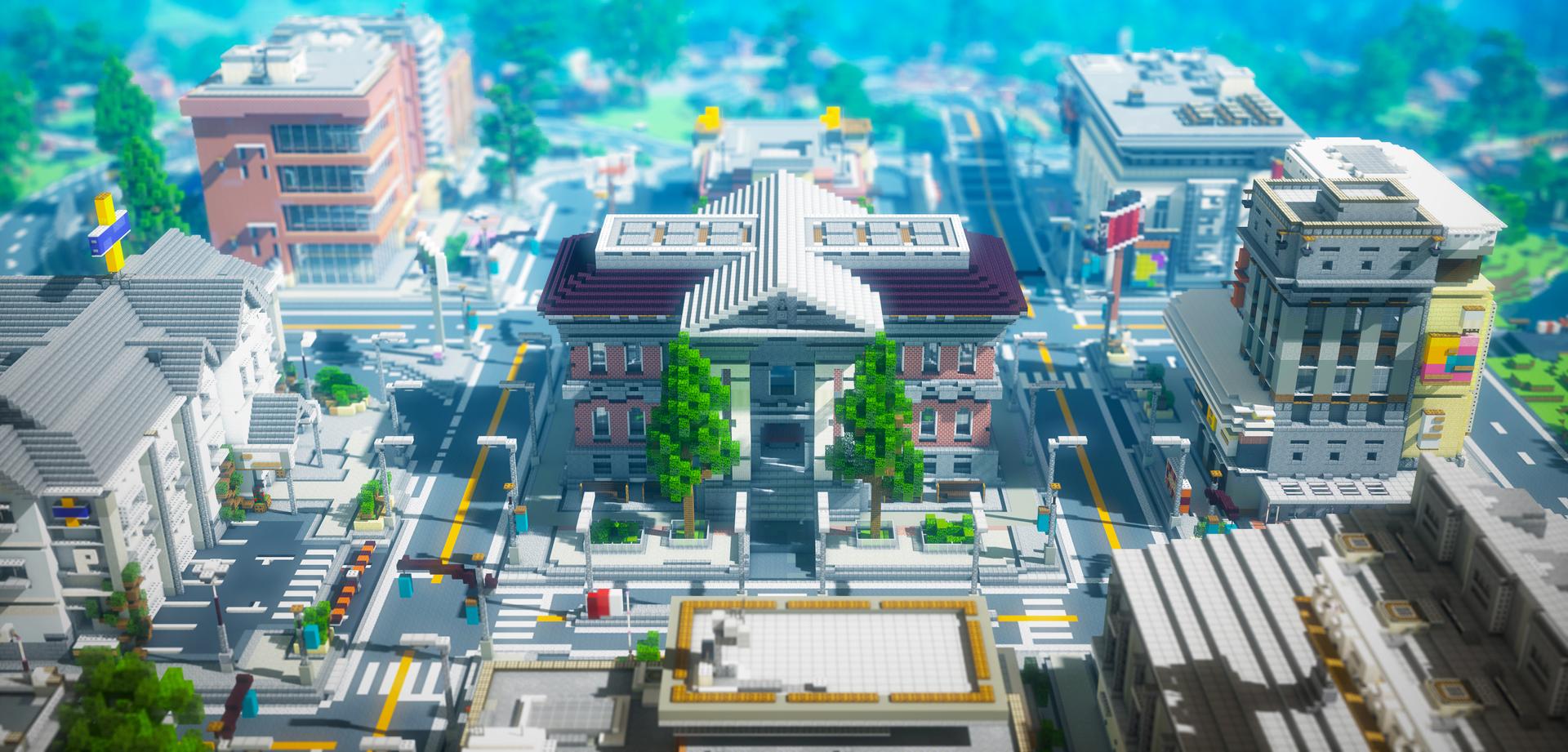 Minecraft Motorbikes City