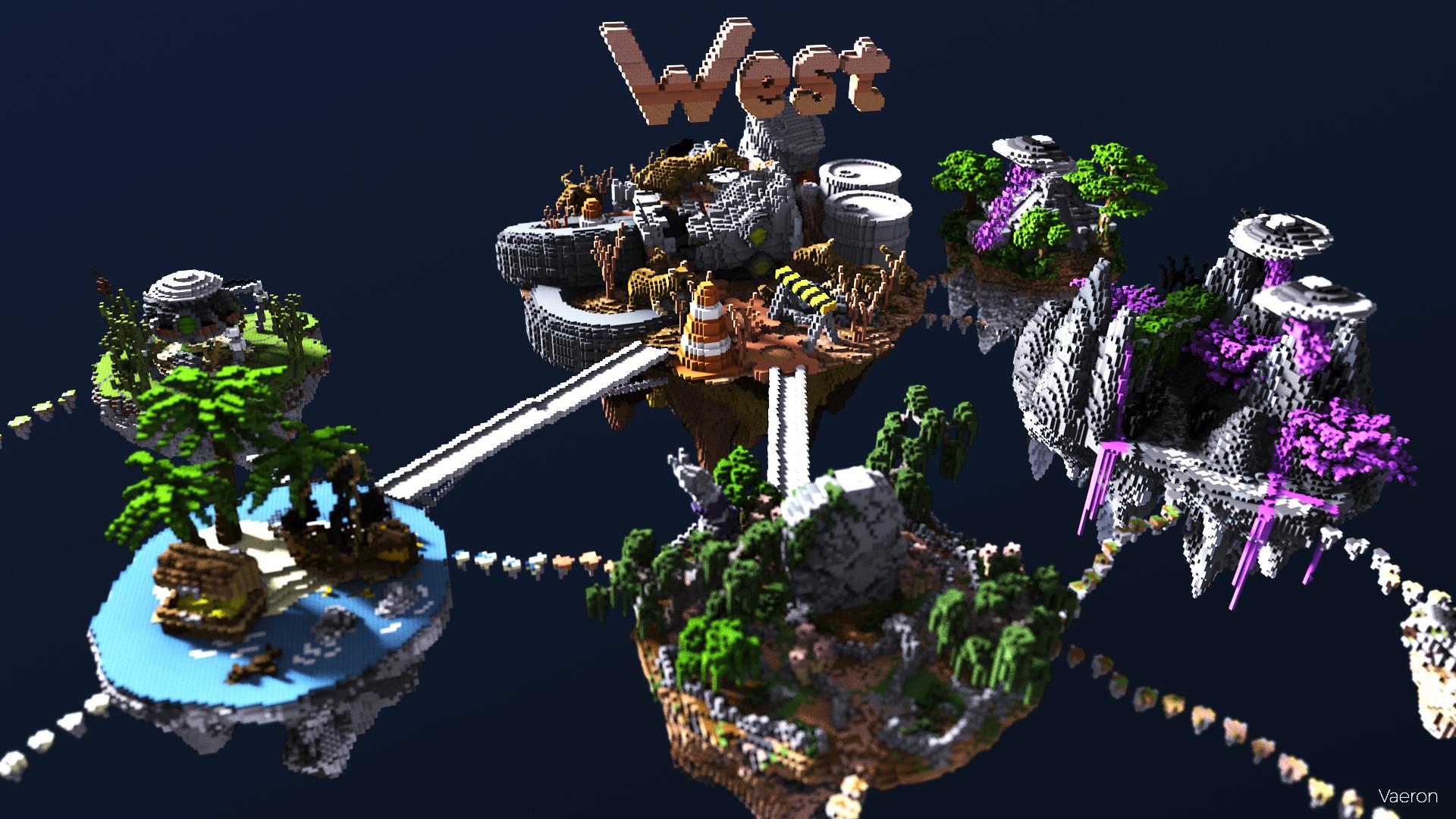 Minecraft Skybounds Robots West Outpost