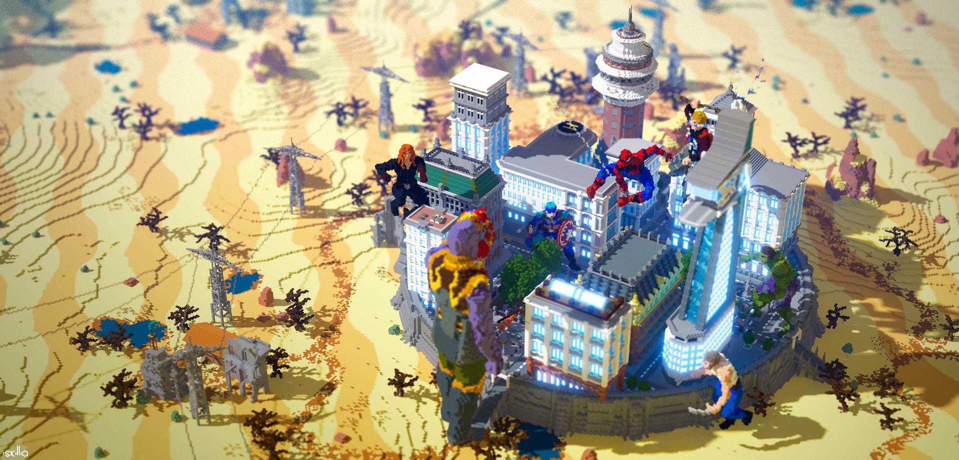 Minecraft Superhero City