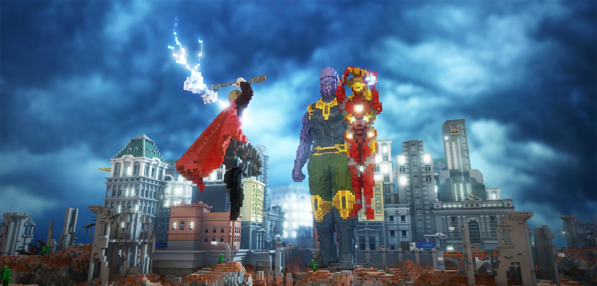 Minecraft Superheroes Thanos